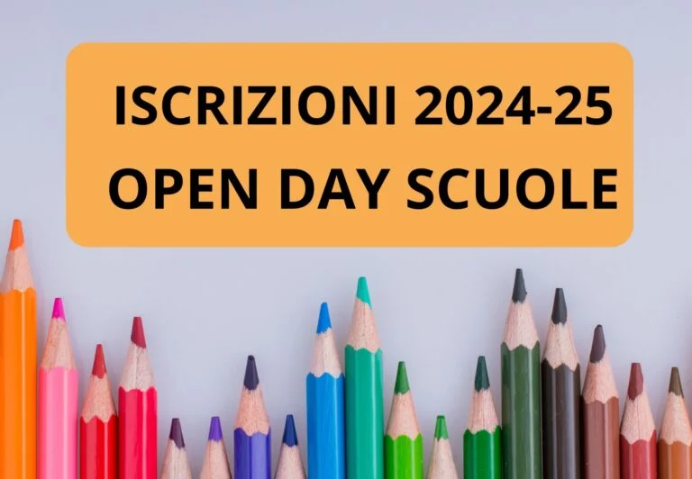 Open day e iscrizioni 2024/2025